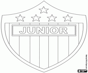 kolorowanka Logo Atlético Junior