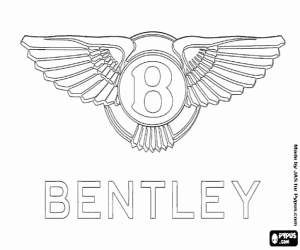 kolorowanka Logo Bentley