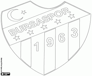 kolorowanka Logo Bursaspor