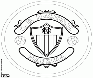 kolorowanka Logo CD Nacional.