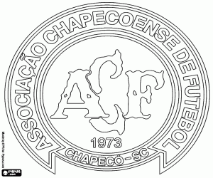 kolorowanka Logo Chapecoense