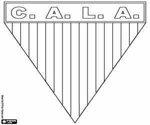 kolorowanka Logo Club Atlético Los Andes