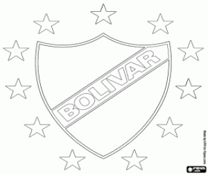 kolorowanka Logo Club Bolívar