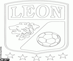 kolorowanka Logo Club León FC