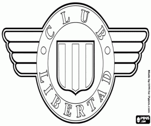 kolorowanka Logo Club Libertad de Asunción