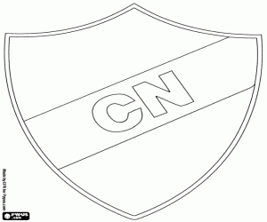 kolorowanka Logo Club Nacional
