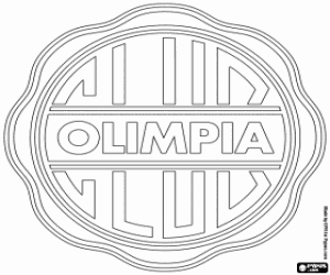 kolorowanka Logo Club Olimpia