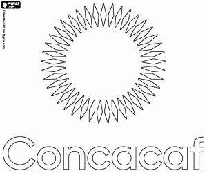 kolorowanka Logo CONCACAF