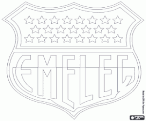 kolorowanka Logo CS Emelec