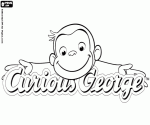 kolorowanka Logo Curious George