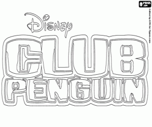 kolorowanka Logo de Club Penguin