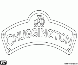 kolorowanka Logo der Chuggington