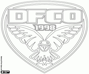 kolorowanka Logo Dijon FCO