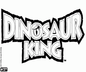 kolorowanka Logo Dinosaur King