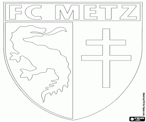 kolorowanka Logo FC Metz