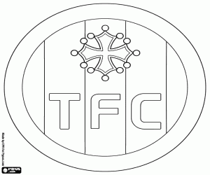 kolorowanka Logo FC Toulouse