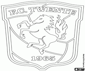 kolorowanka Logo FC Twente