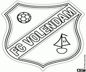kolorowanka Logo FC Volendam