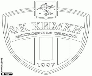 kolorowanka Logo z FK Chimki
