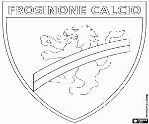 kolorowanka Logo Frosinone Calcio