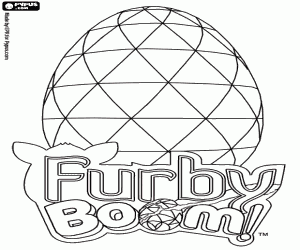 kolorowanka Logo Furby Boom i wirtualne jajka