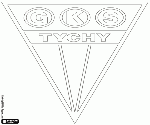 kolorowanka Logo GKS Tychy