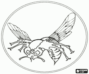 kolorowanka Logo Green Hornet