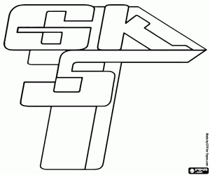 kolorowanka Logo Górnik Łęczna