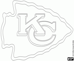 kolorowanka Logo Kansas City Chiefs