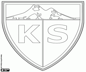 kolorowanka Logo Kayserispor