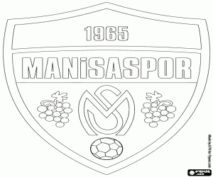 kolorowanka Logo Manisaspor