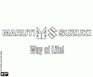 kolorowanka Logo Maruti Suzuki
