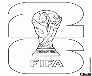 kolorowanka Logo Mistrzostw Świata FIFA 2026
