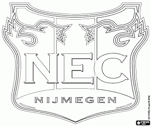 kolorowanka Logo NEC Nijmegen