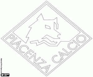 kolorowanka Logo Piacenza Calcio