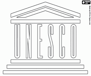 kolorowanka Logo UNESCO