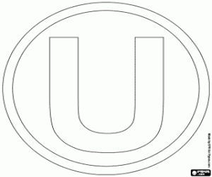 kolorowanka Logo Universitario Lima