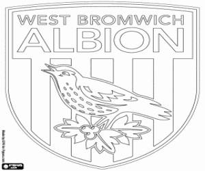 kolorowanka Logo West Bromwich Albion