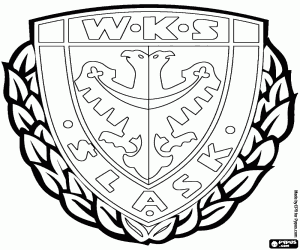 kolorowanka Logo Śląsk Wrocław