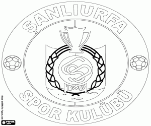 kolorowanka Logo Şanlıurfa SK