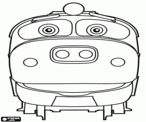 kolorowanka Lokomotywa Bruno, Chuggington