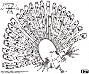 kolorowanka Lord Shen, Kung Fu Panda 2