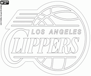 kolorowanka Los Angeles Clippers logo