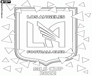 kolorowanka Los Angeles FC, MLS CUP 2022