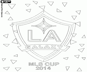kolorowanka Los Angeles Galaxy, mistrz MLS 2014