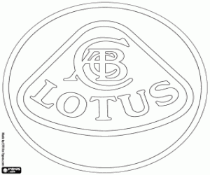 kolorowanka Lotus Cars logo