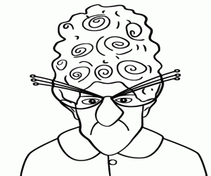 kolorowanka Marlena Gru, portret