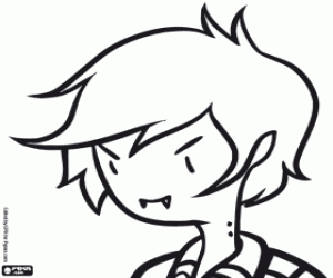 kolorowanka Marshall Lee, król wampir