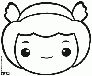 kolorowanka Maska Merkury. Maska Hermes