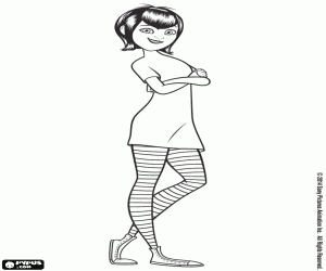 kolorowanka Mavis Dracula, teraz jest mama